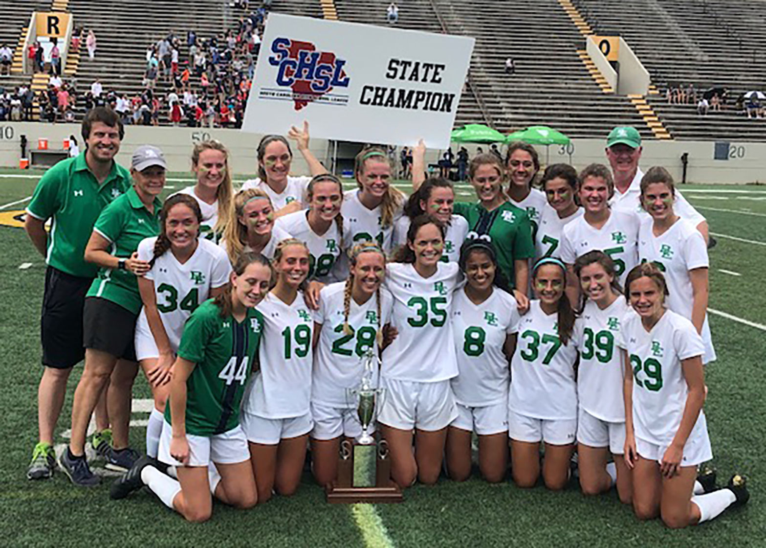 Bishop England girls soccer championship